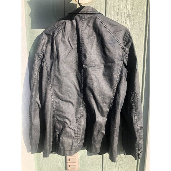 Armani Exchange black grey jacket size s/p cotton 91 - Picture 2 of 3